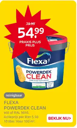 Praxis Flexa Powerdek Clean aanbieding