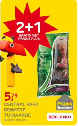 Praxis Central Park Bemeste Tuinaarde aanbieding