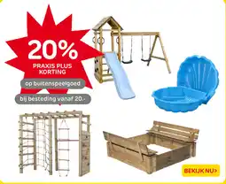 Praxis op buitenspeelgoed aanbieding