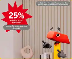 Praxis op CanDo lattenwanden Acoustic aanbieding