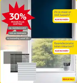 Praxis op Raamdecoratie aanbieding