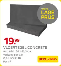 Praxis Vloertegel Concrete aanbieding