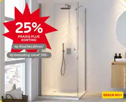 Praxis op douchecabines aanbieding