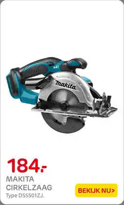 Praxis Makita Cirkelzaag aanbieding