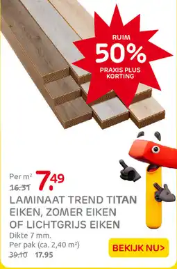 Praxis Laminaat Trend Titan aanbieding