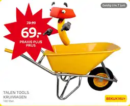 Praxis Talen Tools Kruiwagen aanbieding