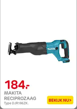 Praxis Makita Reciprozaag aanbieding