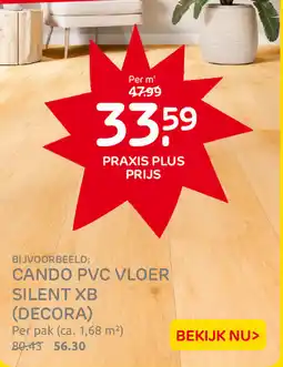 Praxis Cando PVC Vloer Silent XB (Decora) aanbieding