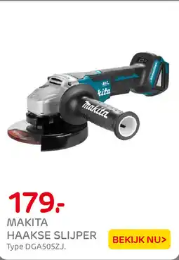Praxis Makita Haakse Slijper aanbieding