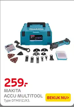 Praxis Makita Accu Multitool aanbieding
