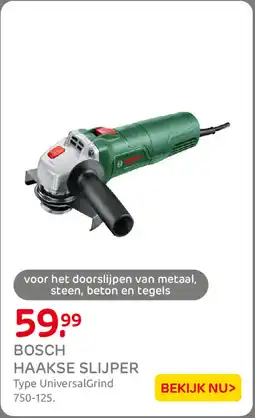 Praxis Bosch Haakse Slijper aanbieding
