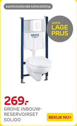Praxis Grohe Inbouw Reservoir Set Solido aanbieding