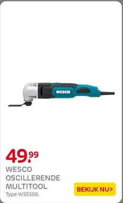 Praxis Wesco Oscillerende Multitool aanbieding