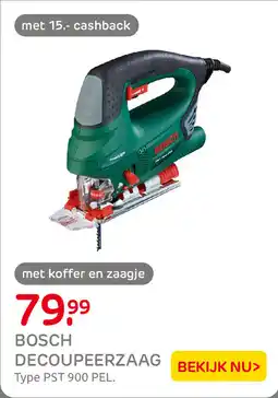 Praxis Bosch Decoupeerzaag aanbieding