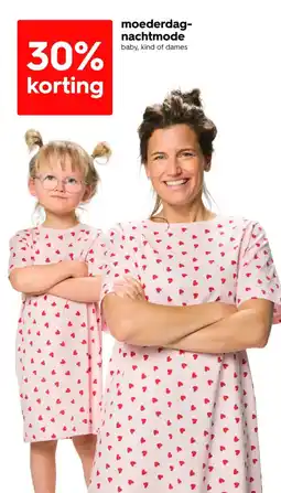 HEMA moederdag- nachtmode aanbieding
