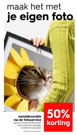 HEMA Wanddecoratie via de fotoservice aanbieding
