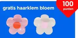 HEMA Gratis haarklem bloem aanbieding