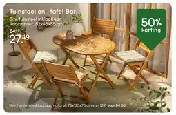 Leen Bakker Bekijk tuinstoel en -tafel Bari [link] aanbieding