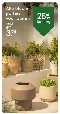 Leen Bakker Bekijk alle bloempotten voor buiten [link] aanbieding