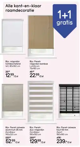 Leen Bakker Bekijk alle kant-en-klaar raamdecoratie [link] aanbieding