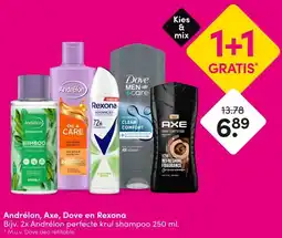 DA Andrélon, Axe, Dove en Rexona aanbieding