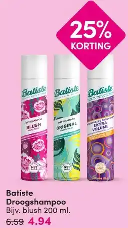 DA Batiste Droogshampoo aanbieding
