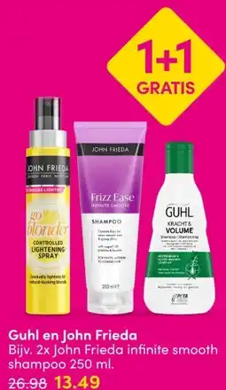 DA Guhl en John Frieda aanbieding