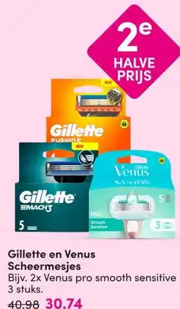 DA Gillette en Venus Scheermesjes aanbieding