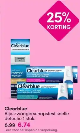 DA Clearblue aanbieding