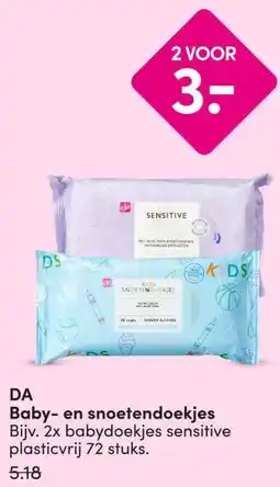 DA DA Baby- en snoetendoekjes aanbieding