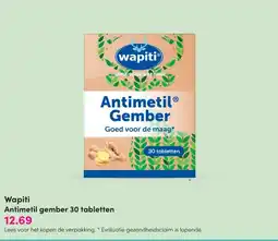 DA Wapiti Antimetil gember aanbieding