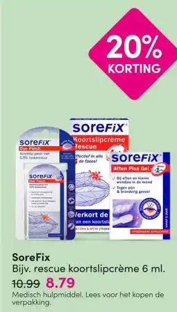 DA SoreFix aanbieding