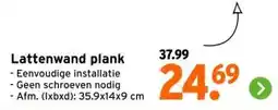 GAMMA Lattenwand plank aanbieding