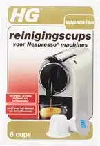 Bol.com HG Nespresso reinigingscups 1st aanbieding