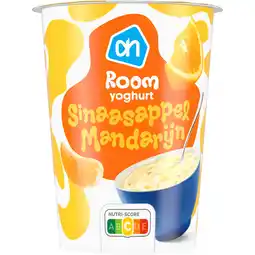 Albert Heijn AH Roomyoghurt sinaasappel mandarijn aanbieding