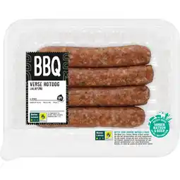 Albert Heijn AH BBQ hotdog jalapeño aanbieding