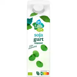Albert Heijn AH Terra Biologische soja gurt ongezoet aanbieding