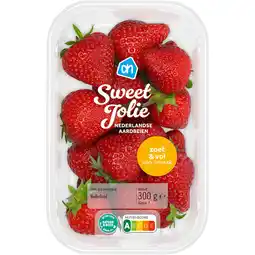 Albert Heijn AH Sweet jolie Nederlandse aardbeien aanbieding