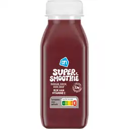 Albert Heijn AH Super smoothie banaan haver rode druif aanbieding