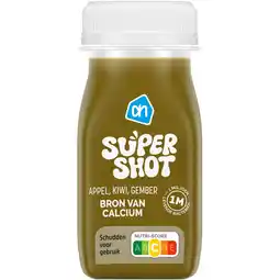 Albert Heijn AH Super shot appel kiwi gember aanbieding