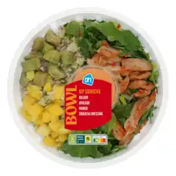 Albert Heijn AH Saladbowl kip sriracha aanbieding