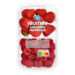 Albert Heijn AH Fruitmix aardbeien frambozen aanbieding