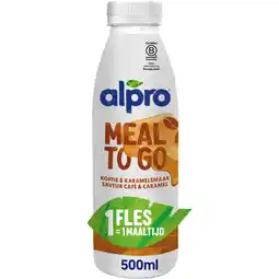 Albert Heijn Alpro Meal to go coffee karamelsmaak aanbieding