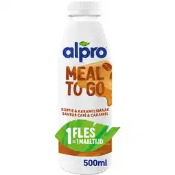 Albert Heijn Alpro Meal to go coffee karamelsmaak aanbieding