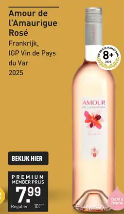 Gall & Gall Amour de l'Amaurigue Rosé 75CL aanbieding