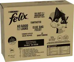 Intratuin Felix natvoer kat Elke Dag Feest mix selection 85 g 80 stuks aanbieding