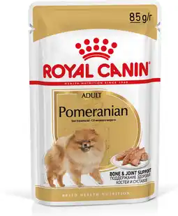 Intratuin Royal Canin natvoer hond Pomeranian adult 85 g 12 stuks aanbieding