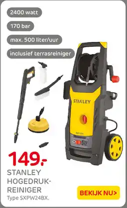Praxis Stanley Hogedrukreiniger aanbieding