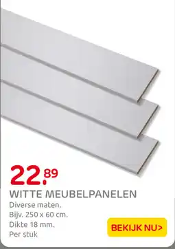 Praxis Witte Meubelpanelen aanbieding