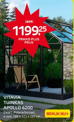 Praxis Vitavia Tuinkas Apollo 6200 aanbieding